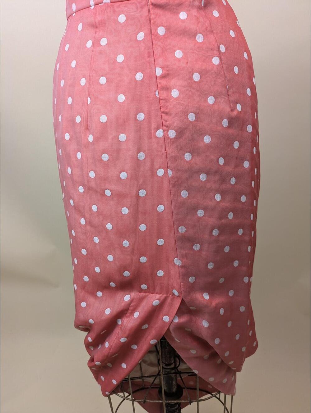 2010's vivienne westwood red label pink polka dot corset dress - Picture 8 of 9
